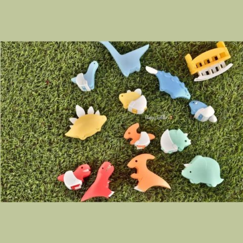 Figurki magnetyczne dinozaury 3D Ankylo i Para - Half Toys 3+