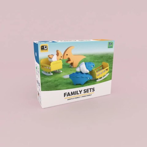 Figurki magnetyczne dinozaury 3D Ankylo i Para - Half Toys 3+