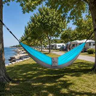Hamak ogrodowy jednoosobowy 290x140 cm do 300 kg z pokrowcem MultiGarden