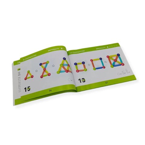 Klocki magnetyczne pałeczki i kulki 38 el. - CreatiViti 3+