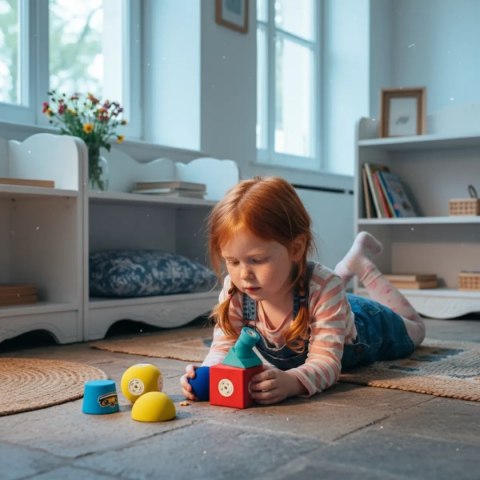 Klocki magnetyczne piankowe EVA 15 el. - MagTic 3+