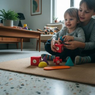 Klocki magnetyczne piankowe EVA 34 el. - MagTic 3+
