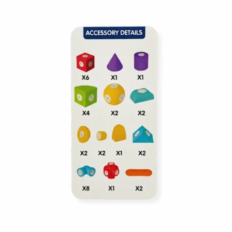 Klocki magnetyczne piankowe EVA 34 el. - MagTic 3+