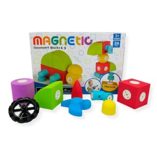 Magnetyczne klocki piankowe EVA 24 el. - MagTic 3+