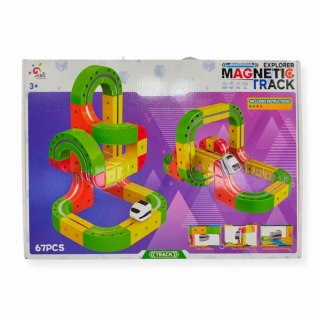 Magnetyczny tor z pociągiem elektrycznym 67 el. - 3+
