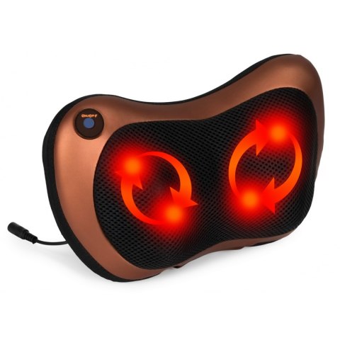 Poduszka masująca z funkcją grzania masażer do ciała 4 głowice 20W KADEN