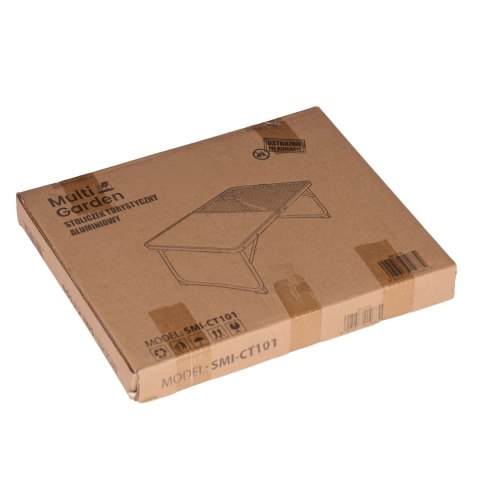 Stolik turystyczny 60x40 cm kempingowy składany w walizkę czarny MultiGarden