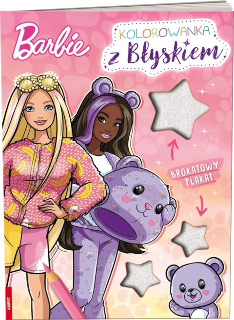Barbie. Kolorowanka z błyskiem