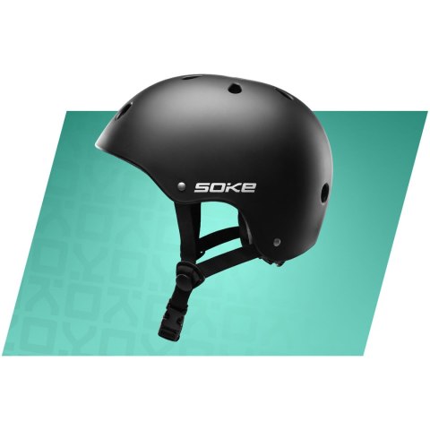 Kask sportowy M Soke K1 czarny