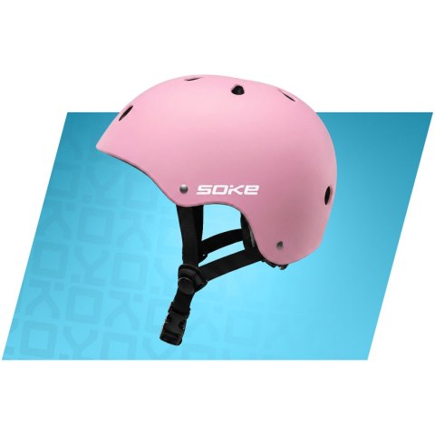 Kask sportowy Soke S K1 różowy