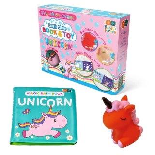Książeczka do kąpieli Jednorożec z figurką - Buddy & Barney 18m+