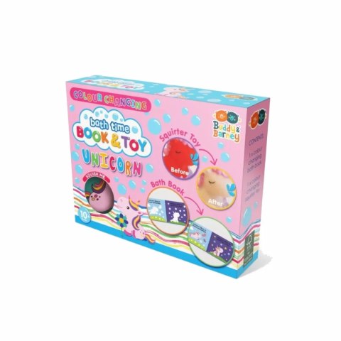 Książeczka do kąpieli Jednorożec z figurką - Buddy & Barney 18m+