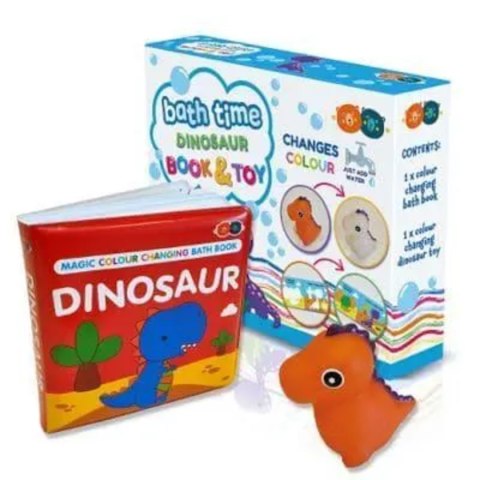 Książeczka do kąpieli dinozaur zmieniający kolor - Buddy&Barney 3+