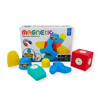 Magnetyczne klocki piankowe EVA 10 el. - MagTic 3+