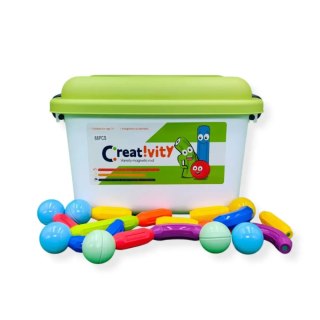 Magnetyczne pałeczki i kulki 88 el. CreatiViti - Tong Le 3+