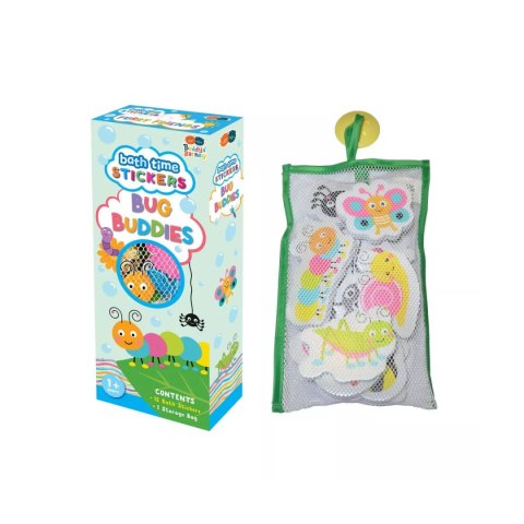 Naklejki do kąpieli dla dzieci Robaczki - Buddy&Barney 1+