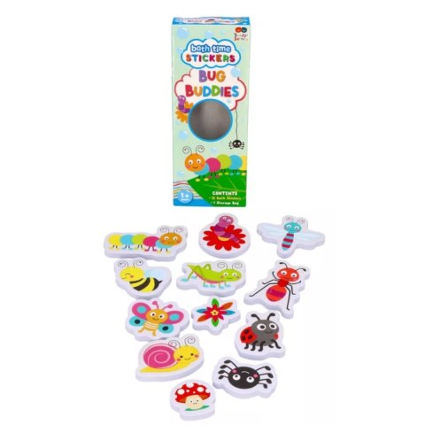 Naklejki do kąpieli dla dzieci Robaczki - Buddy&Barney 1+