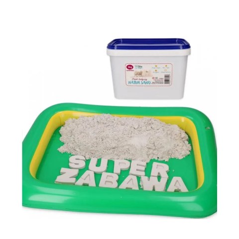 Piasek kinetyczny NaturSand 5 kg z piaskownicą - Adam Toys 3+