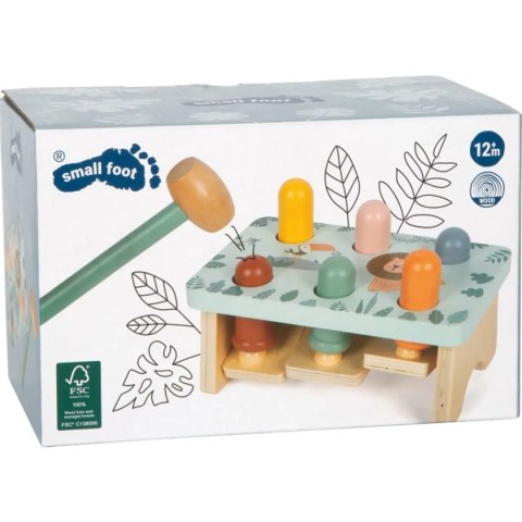 Wbijanka drewniana ze zwierzątkami z Safari - Small Foot 12m+