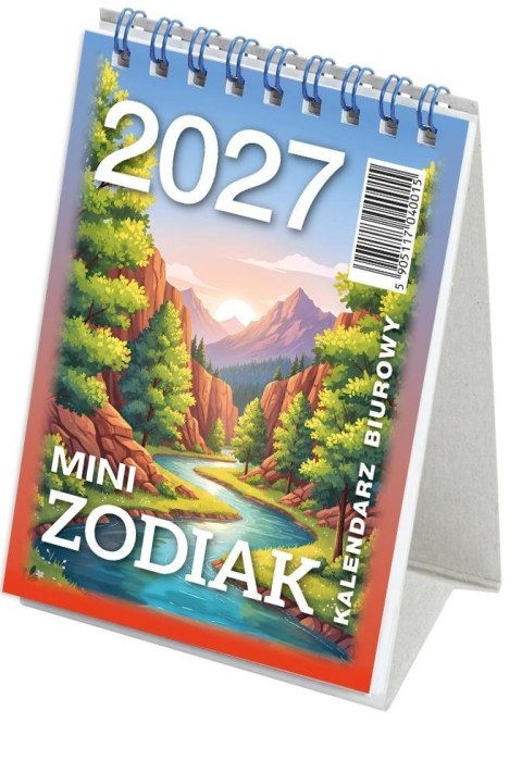 Kalendarz 2027 biurowy Mini Zodiak