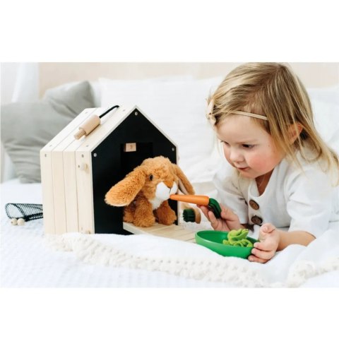 Drewniana klatka dla królika z wybiegiem - Small Foot 3+