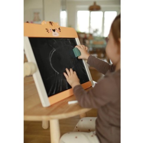 Dwustronna drewniana tablica kredowa i magnetyczna dla dzieci - Small Foot 4+