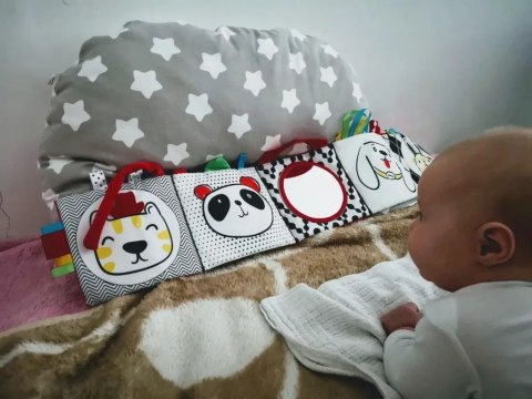 Książeczka sensoryczna lusterko - Mom's Care 0+