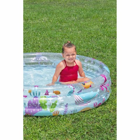 Basen dmuchany dla dzieci basenik do ogrodu brodzik 152 x 30 cm Bestway 51004N