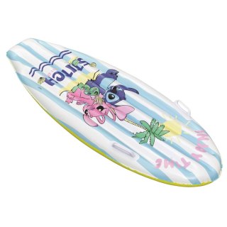Dmuchana deska do pływania materac plażowy Lilo i Stitch 114 x 46 cm Bestway 9104V