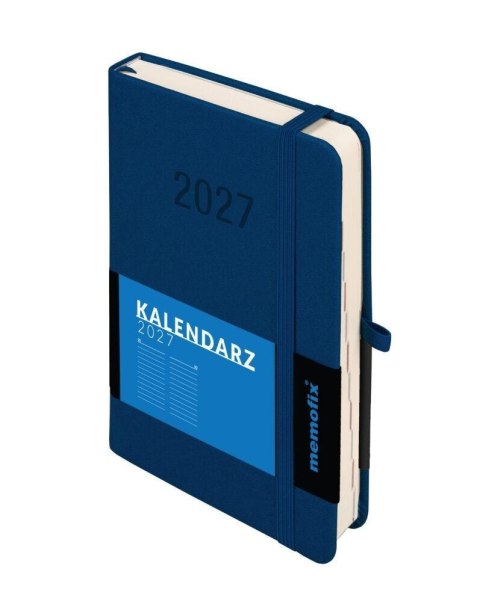 Kalendarz 2027 Memofix B6 DNS granatowy