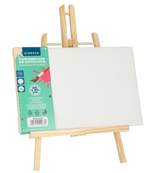 Podobrazie 20x30cm ze sztalugą