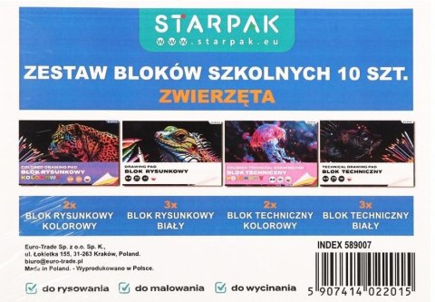 Zestaw bloków A4 (10szt)