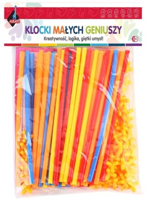 Klocki słomki 110 elementów