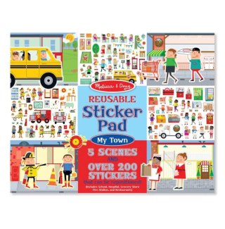 Książeczka z naklejkami wielokrotnego użytku - Moje miasto - Melissa&Doug 3+