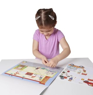 Książeczka z naklejkami wielokrotnego użytku - Moje miasto - Melissa&Doug 3+
