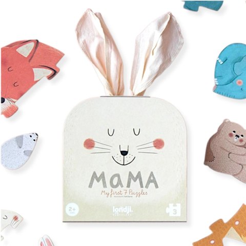 Londji Mama Pierwsze puzzle dla dzieci 2+ - 21 el.