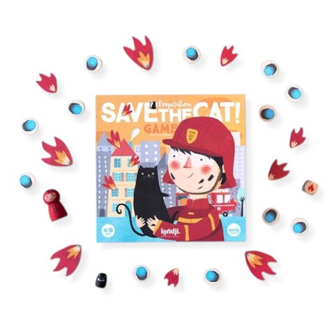 Londji Save the Cat Gra kooperacyjna Uratuj Kotka - 4+