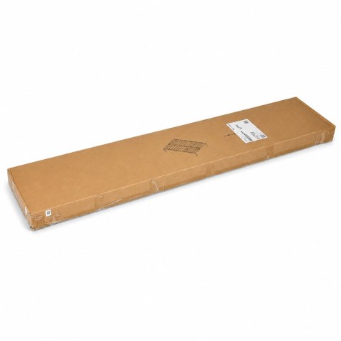 Łóżko metalowe 135x190 cm ze stelażem minimalistyczna czarna rama ModernHome