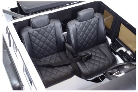 MEGA POJAZD- ORYGINALNY MERCEDES G63, NAPĘD 6X6, MIĘKKIE KOŁA, MIĘKKIE SIEDZENIE, SIEDZENIE DLA RODZICA, 12v14AH/ABL-1801