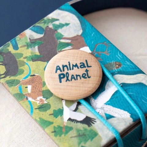 Puzzle tekturowe Animal Planet 70 el. z grą - Londji 5+