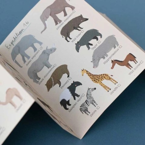 Puzzle tekturowe Animal Planet 70 el. z grą - Londji 5+