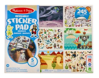 Zestaw kreatywny 245 naklejek - Przygoda - Melissa&Doug 3+