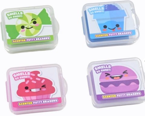 Cukierkowe Gumki Do Ścierania Putty 4szt