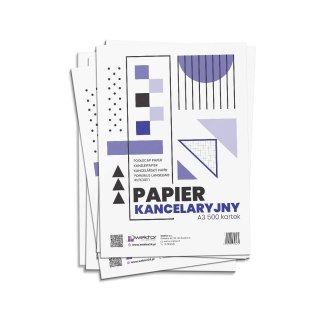 Papier kancelaryjny A3/500K kratka 80g