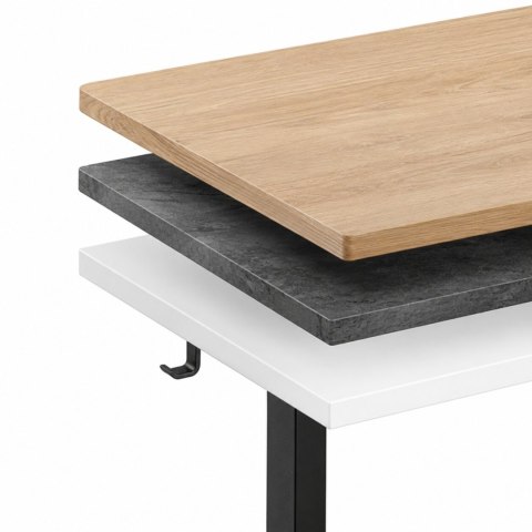 Stelaż biurka elektryczny regulacja wysokości 72-120 cm blat do 160 cm czarny ModernHome