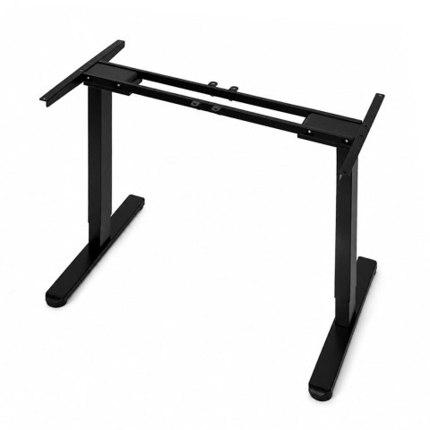 Stelaż biurka elektryczny regulacja wysokości 72-120 cm blat do 160 cm czarny ModernHome
