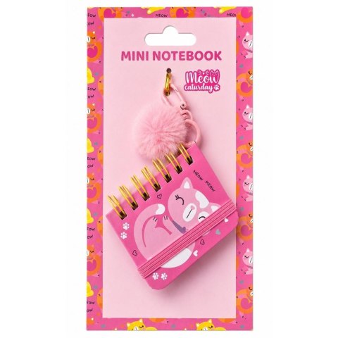 Brelok mini notes różowy