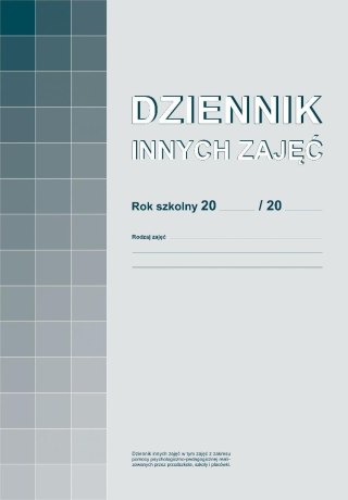 Dziennik innych zajęć A-50-1