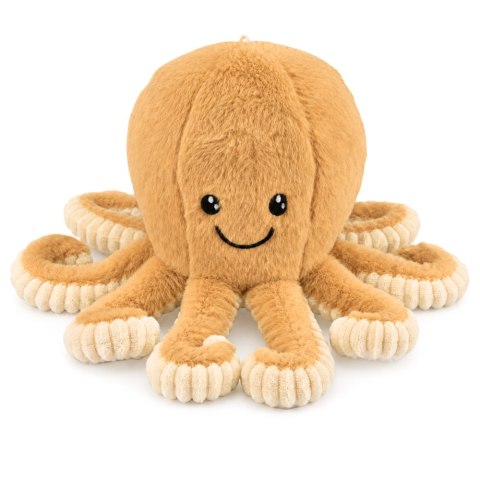 Pluszowa Ośmiornica Maskotka Przytulanka Sprężyste Macki Beżowa 30 cm