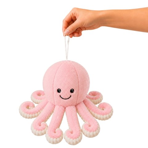 Pluszowa Ośmiornica Maskotka Przytulanka Sprężyste Macki Różowa 30 cm